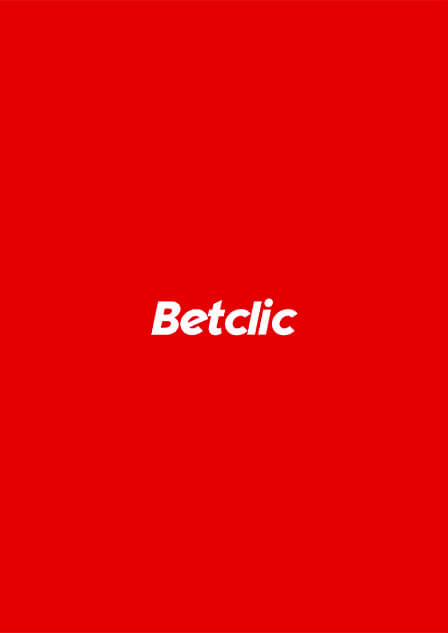 Logo Betclic sur fond rouge
